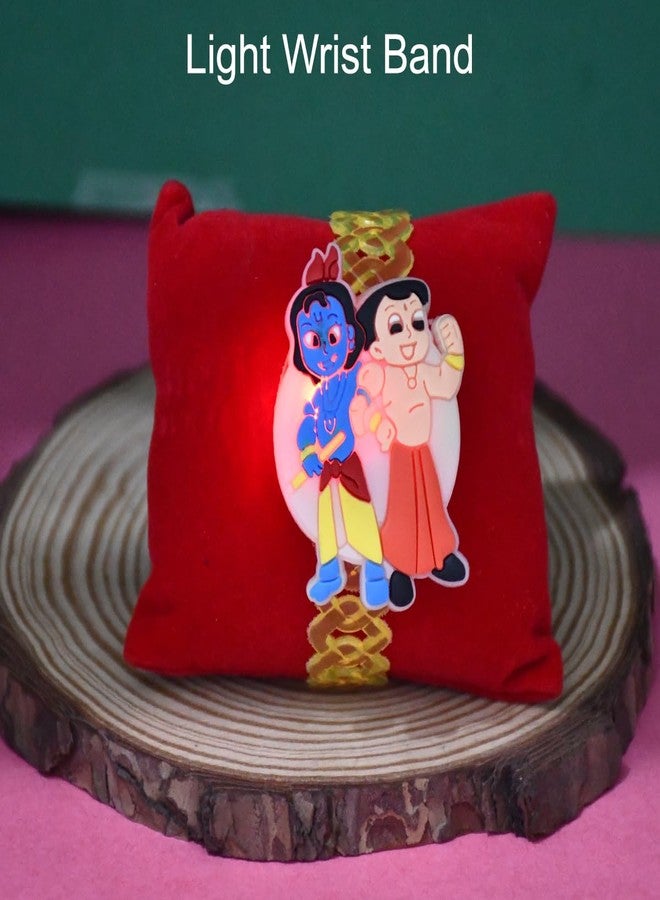 Natali 4 Rakhi with Decorated Basket Roli Chawal Chopra for Boys and Girls - Image 4